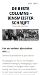 Mobile Screenshot of binsmeister.nl